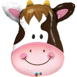 32" SHP Cow Head Foil Balloon