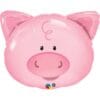 30" SHP Pig Head Jumbo Foil Balloon