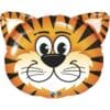 30&Quot; Tiger Head Shape Tickled Jumbo Foil