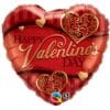 18&Quot; Hrt Valentines Golden Filigree Bln