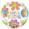 18&Quot; Rnd Easter Colorful Blossoms Fl Bln
