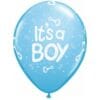 11&Quot; It'S A Boy Latex - Pale Blue