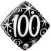 18&Quot; Dia #100 Elegant Sparkles Foil Blln