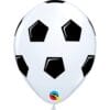 11" PRT WHT w/Soccer Ball Print LTX 50CT