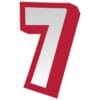 JW Number 7 Sticker
