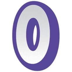 JW Number 0 Sticker
