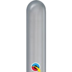 260Q CRM Silver Latex Balloons 100CT