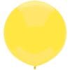 17&Quot; Rnd Outdoor Yellow Ltx Balloons 72Ct