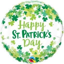 18" RND Happy St Patrick's Day Foil