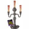 Haunted Mansion LED Skull Candelabra 14" 2 Haunted Mansion Led Skull Candelabra 14&Quot;