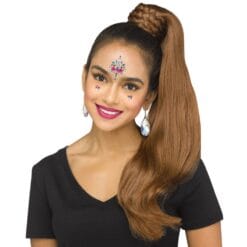 Braided Ponytail Hair Piece Brunette