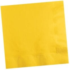 SB Yellow Napkin Beverage 50CT
