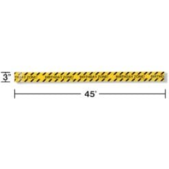 Big Dig Construction Birthday Zone Warning Tape 4ft