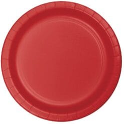 Classic Red Plate Paper 7" 24CT