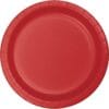 Classic Red Plate Paper Rnd 10&Quot; 24Ct