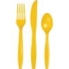 SB Yellow Cutlery Astd 24CT 2 Sb Yellow Cutlery Astd 24Ct
