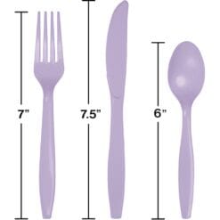 Lavender Cutlery Astd 24CT