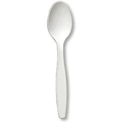White Cutlery Spoons 24CT