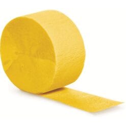 School Bus Yellow Crepe Streamer 81ft