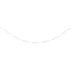 White Crepe Streamer 81ft 7 White Crepe Streamer 81Ft