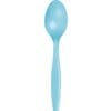 Pastel Blue Cutlery Spoons 24Ct
