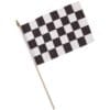 BLK/WHT Check Cloth Flag 12"x18"