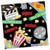 Lights Cam Action Napkins Beverage 16Ct