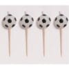 Soccer Pick Candles 4CT