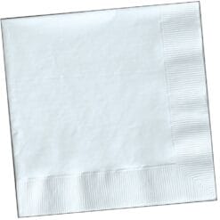 White Napkin Beverage 50CT