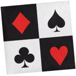 Card Night Napkins Beverage 16CT