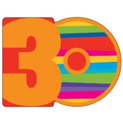 Inv DC PSCD 6/8CT "30" Bday