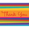 Birthday Stripes Thank You Cards 8Ct
