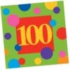 Birthday Napkins Lunch 100yo 16CT