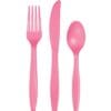 Candy Pink Cutlery Astd 24CT 1 Candy Pink Cutlery Astd 24Ct