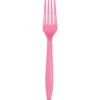 Candy Pink Cutlery Forks 24Ct