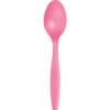 Candy Pink Cutlery Spoons 24CT 2 Candy Pink Cutlery Spoons 24Ct
