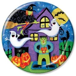 Haunted Eve Plates Paper 9" 8CT