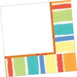 Sunshine Stripes Napkins Lunch 16CT