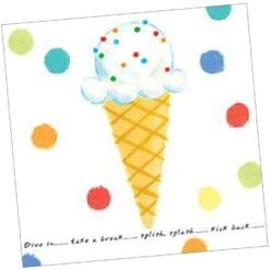 Sunshine Stripe Icons Napkins BVG 16CT
