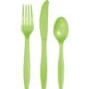 Fresh Lime Cutlery Astd 24CT