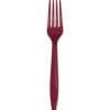 Burgundy Cutlery Forks 24Ct