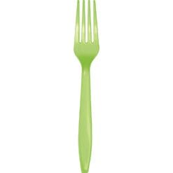 Fresh Lime Cutlery Forks 24CT