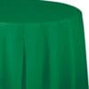E Green Tablecover 82" RND Plastic 2 E Green Tablecover 82&Quot; Rnd Plastic