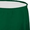 H Green Tableskirt 14FT 1 H Green Tableskirt 14Ft