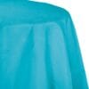 Bermuda Blue Tablecover 82" RND PPR/Poly