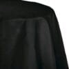 Black Tablecover 82" RND PPR/Poly 1 Black Tablecover 82&Quot; Rnd Ppr/Poly