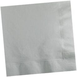 S Silver Napkin Beverage 50CT