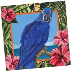 Polynesian Party Napkins Beverage 18CT