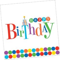 Let's Have A Party Napkin Lunch Bdy 16CT