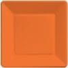 Orange Plates Paper Square 7&Quot; 18Ct